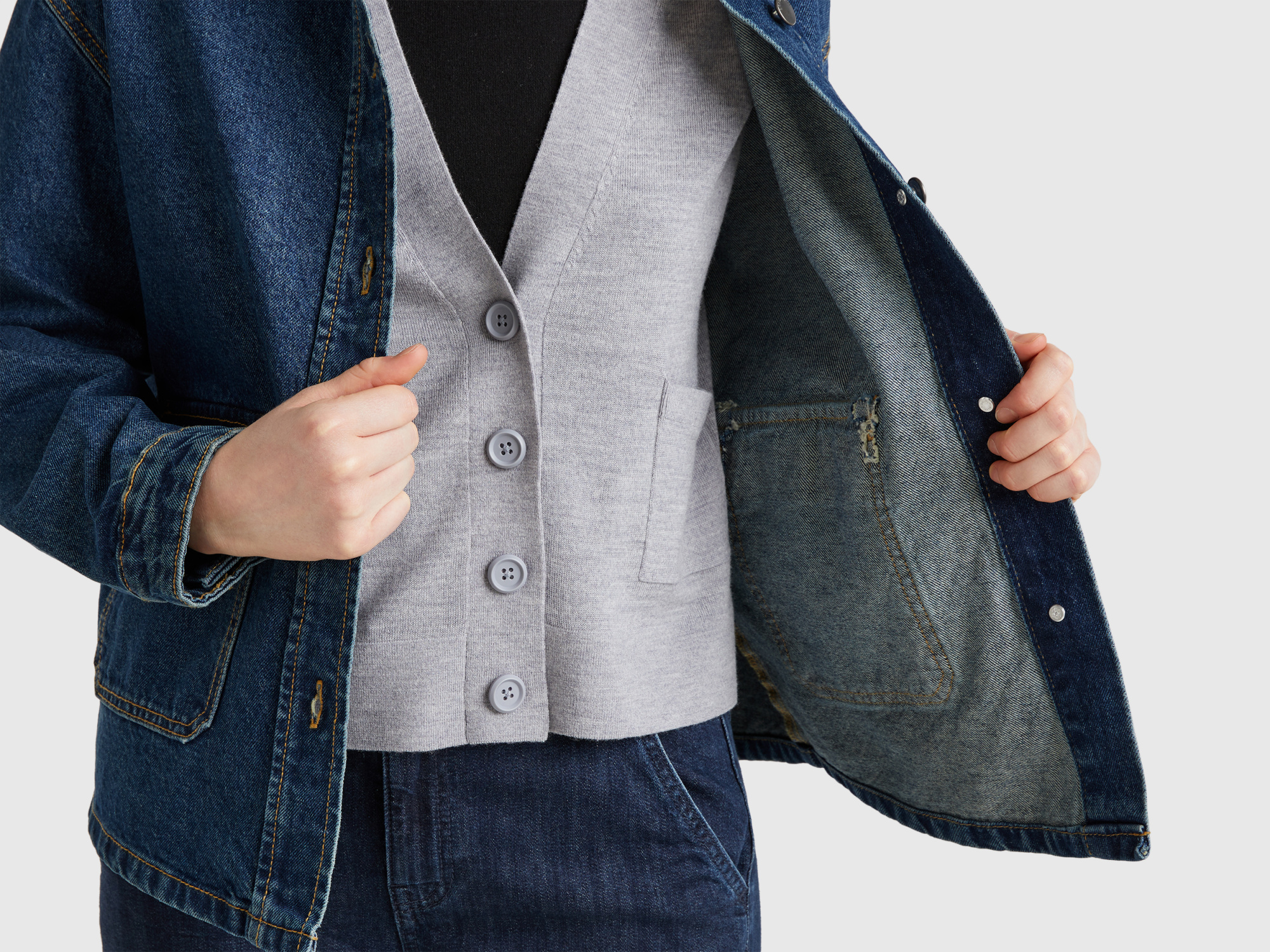 Джинсовая куртка BENETTON